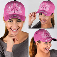 New Zealand Classic Cap Fire Basketball Maori Tribal Pink - Polynesian Pride