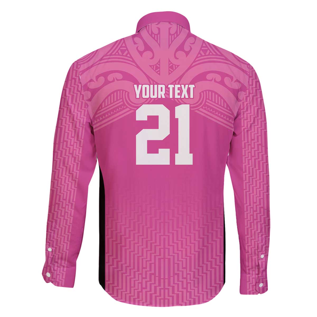 New Zealand Custom Family Matching Off The Shoulder Long Sleeve Dress and Hawaiian Shirt Fire Basketball Maori Tribal Pink - Polynesian Pride