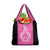New Zealand Custom Grocery Bag Fire Basketball Maori Tribal Pink - Polynesian Pride