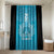 New Zealand Custom Bathroom Set Fire Basketball Maori Tribal Sky Blue - Polynesian Pride