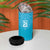 New Zealand Custom 4 in 1 Can Cooler Tumbler Fire Basketball Maori Tribal Sky Blue - Polynesian Pride