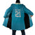 New Zealand Custom Cloak Fire Basketball Maori Tribal Sky Blue - Polynesian Pride