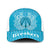 New Zealand Mesh Trucker Cap Fire Basketball Maori Tribal Sky Blue - Polynesian Pride