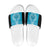 New Zealand Custom Slide Sandals Fire Basketball Maori Tribal Sky Blue - Polynesian Pride