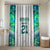 Custom New Zealand Aotearoa Bathroom Set Green Maori Paua Shell Indigenous - Polynesian Pride