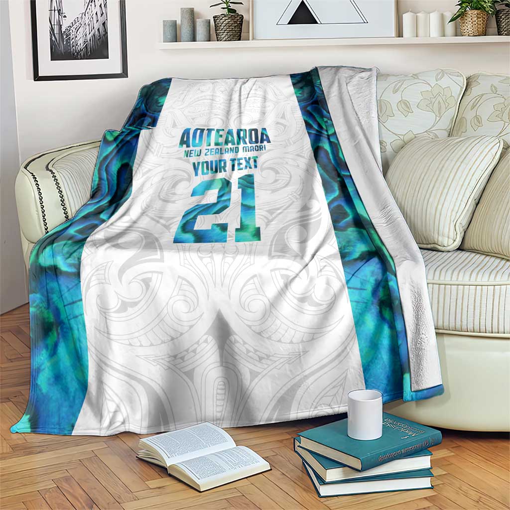 Custom New Zealand Aotearoa Blanket Maori Paua Shell Indigenous - Polynesian Pride