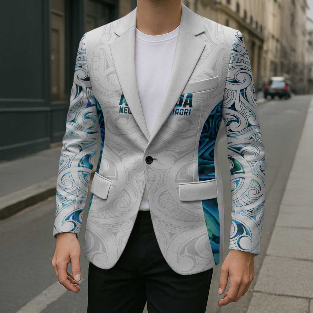 Custom New Zealand Aotearoa Blazer Maori Paua Shell Indigenous - Polynesian Pride