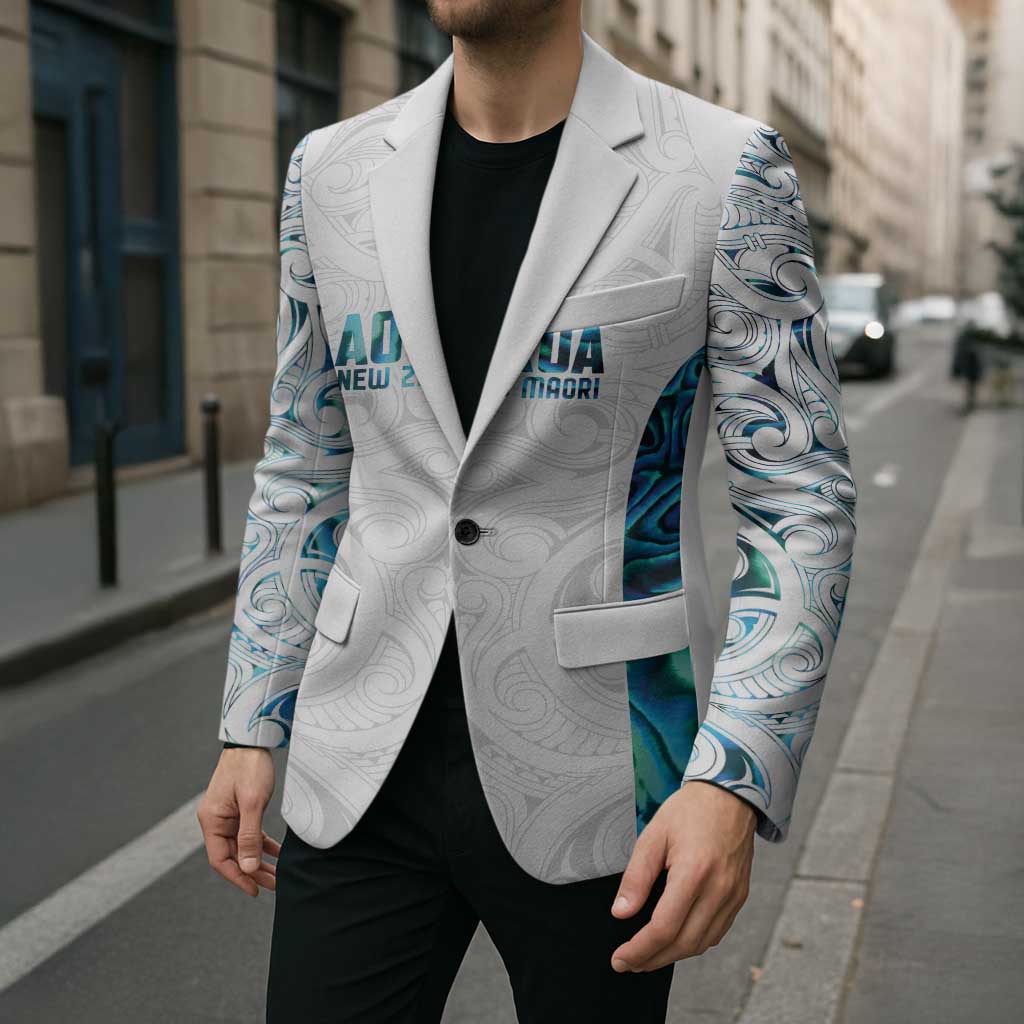 Custom New Zealand Aotearoa Blazer Maori Paua Shell Indigenous - Polynesian Pride