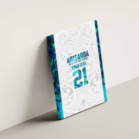 Custom New Zealand Aotearoa Canvas Wall Art Maori Paua Shell Indigenous - Polynesian Pride