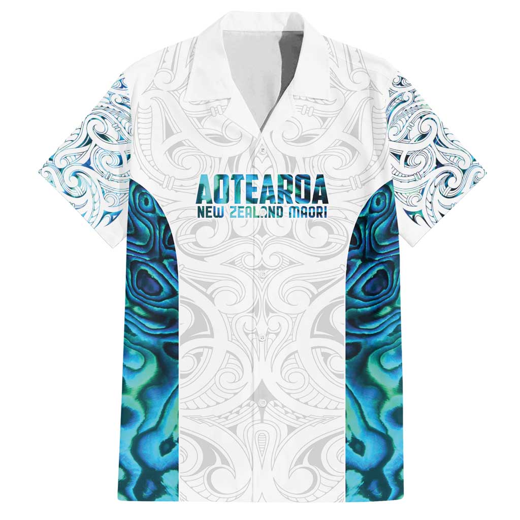 Custom New Zealand Aotearoa Family Matching Summer Maxi Dress and Hawaiian Shirt Maori Paua Shell Indigenous - Polynesian Pride