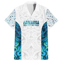 Custom New Zealand Aotearoa Hawaiian Shirt Maori Paua Shell Indigenous - Polynesian Pride