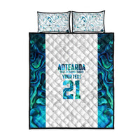Custom New Zealand Aotearoa Quilt Bed Set Maori Paua Shell Indigenous - Polynesian Pride