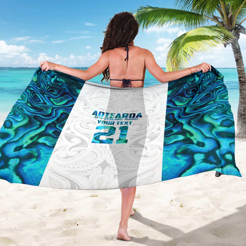 Custom New Zealand Aotearoa Sarong Maori Paua Shell Indigenous - Polynesian Pride