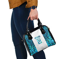 Custom New Zealand Aotearoa Shoulder Handbag Maori Paua Shell Indigenous - Polynesian Pride