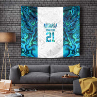 Custom New Zealand Aotearoa Tapestry Maori Paua Shell Indigenous - Polynesian Pride