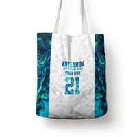 Custom New Zealand Aotearoa Tote Bag Maori Paua Shell Indigenous - Polynesian Pride