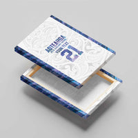 Custom New Zealand Aotearoa Canvas Wall Art Purple Maori Paua Shell Indigenous - Polynesian Pride