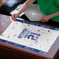 Custom New Zealand Aotearoa Puzzle Purple Maori Paua Shell Indigenous - Polynesian Pride