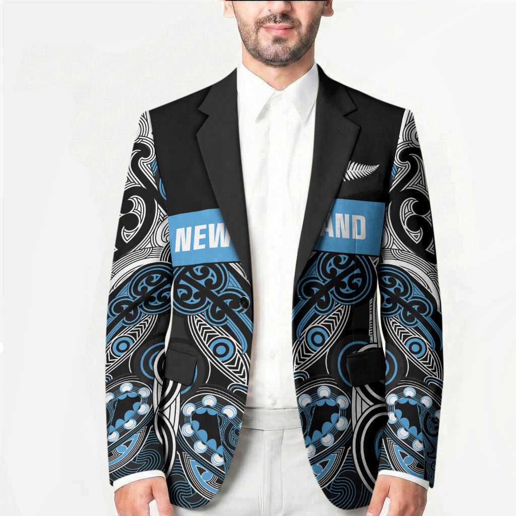 World Cricket Custom New Zealand Blazer Kia kaha nga Potae Pango LT9 - Polynesian Pride
