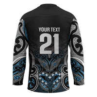 World Cricket Custom New Zealand Hockey Jersey Kia kaha nga Potae Pango LT9 - Polynesian Pride