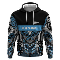 World Cricket Custom New Zealand Hoodie Kia kaha nga Potae Pango LT9 Pullover Hoodie Black - Polynesian Pride