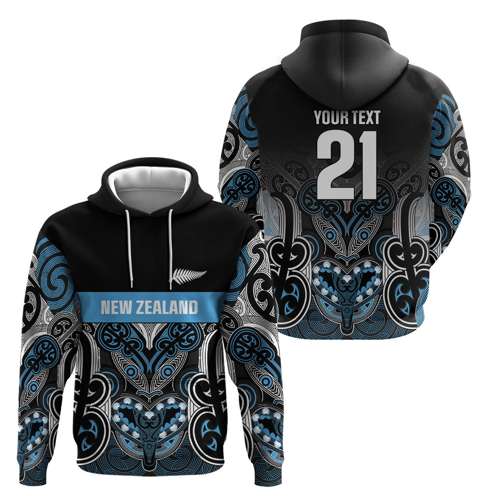 World Cricket Custom New Zealand Hoodie Kia kaha nga Potae Pango LT9 - Polynesian Pride