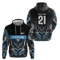 World Cricket Custom New Zealand Hoodie Kia kaha nga Potae Pango LT9 - Polynesian Pride