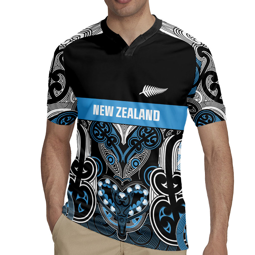 World Cricket Custom New Zealand Rugby Jersey Kia kaha nga Potae Pango LT9 - Polynesian Pride