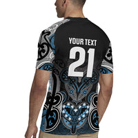 World Cricket Custom New Zealand Rugby Jersey Kia kaha nga Potae Pango LT9 - Polynesian Pride