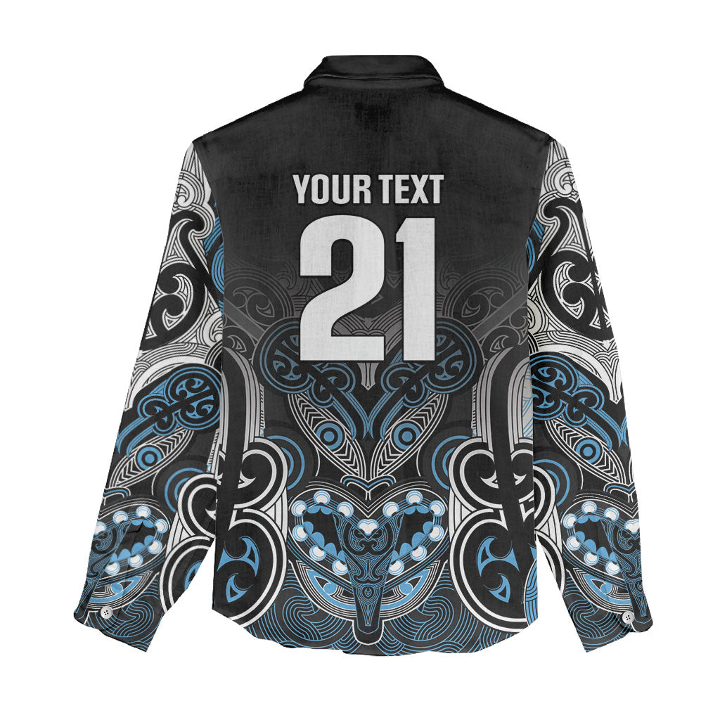 World Cricket Custom New Zealand Women Casual Shirt Kia kaha nga Potae Pango LT9 - Polynesian Pride