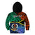 Personalised Tafea Day Kid Hoodie Vanuatu Sand Drawing With Polynesian Pattern LT9 - Polynesian Pride