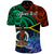 Personalised Tafea Day Polo Shirt Vanuatu Sand Drawing With Polynesian Pattern LT9 - Polynesian Pride