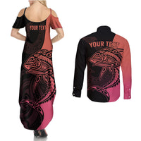 personalised-polynesia-fishing-couples-matching-summer-maxi-dress-and-long-sleeve-button-shirts-with-maori-hei-matau-fish-hook-pink-art