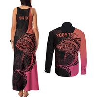 personalised-polynesia-fishing-couples-matching-tank-maxi-dress-and-long-sleeve-button-shirts-with-maori-hei-matau-fish-hook-pink-art