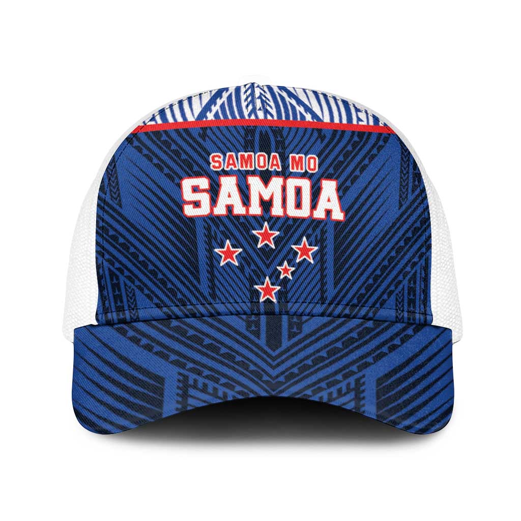 Toa Samoa Rugby Baseball Net Cap Samoa mo Samoa Island Warrior Pride - Polynesian Pride