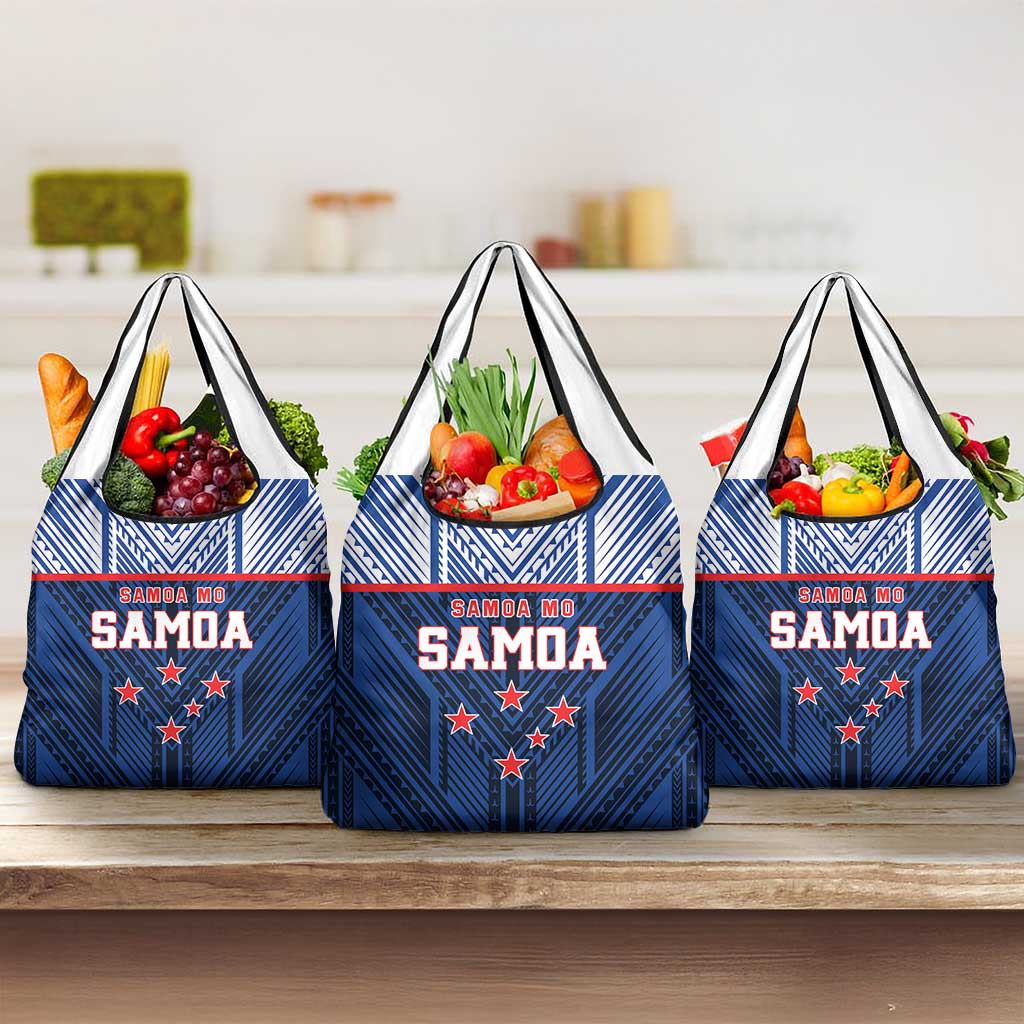 Rugby Toa Samoa Grocery Bag Samoa mo Samoa Island Warrior Pride - Polynesian Pride