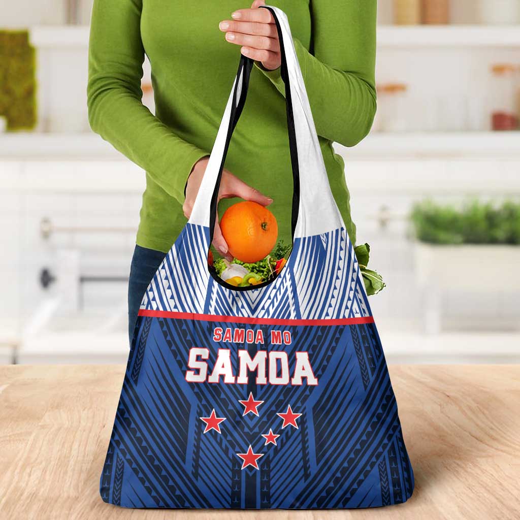 Rugby Toa Samoa Grocery Bag Samoa mo Samoa Island Warrior Pride - Polynesian Pride