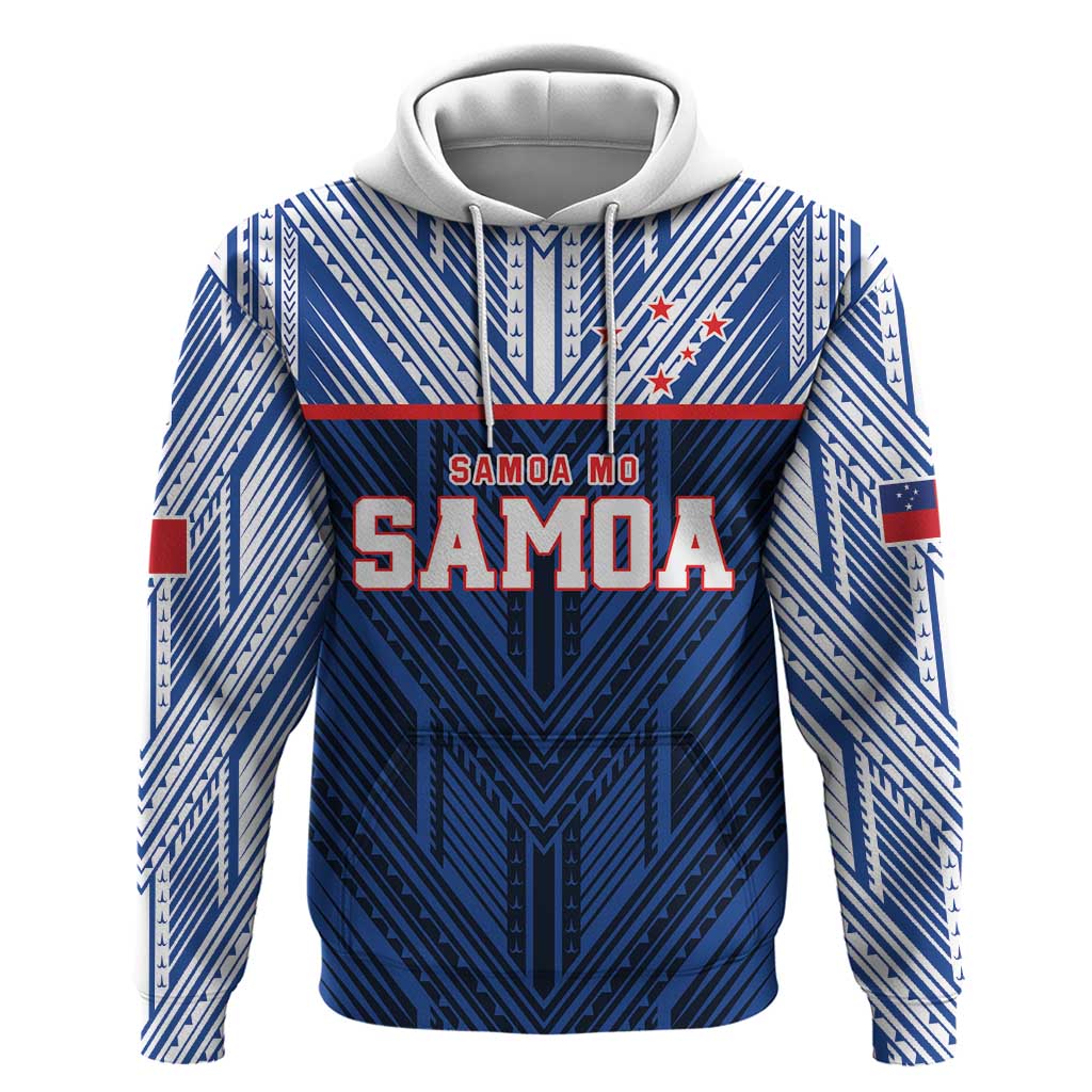 Custom Rugby Toa Samoa Hoodie Samoa mo Samoa Island Warrior Pride - Polynesian Pride