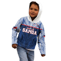 Custom Rugby Toa Samoa Kid Hoodie Samoa mo Samoa Island Warrior Pride - Polynesian Pride