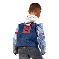Custom Rugby Toa Samoa Kid Hoodie Samoa mo Samoa Island Warrior Pride - Polynesian Pride