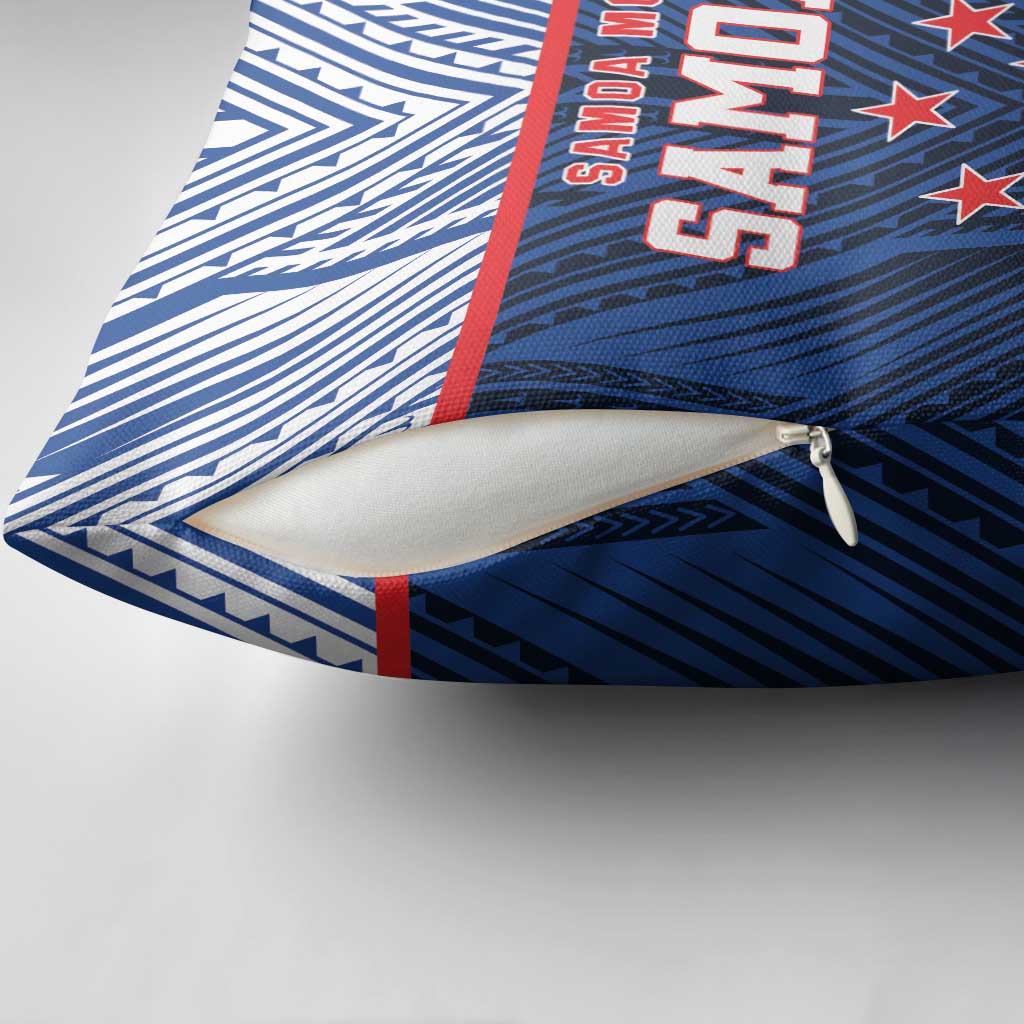 Rugby Toa Samoa Pillow Cover Samoa mo Samoa Island Warrior Pride - Polynesian Pride
