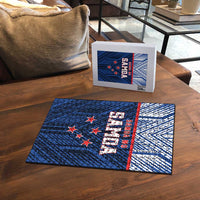 Rugby Toa Samoa Puzzle Samoa mo Samoa Island Warrior Pride - Polynesian Pride