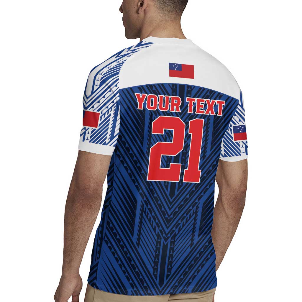 Custom Rugby Toa Samoa Rugby Jersey Samoa mo Samoa Island Warrior Pride - Polynesian Pride