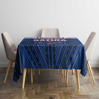 Rugby Toa Samoa Tablecloth Samoa mo Samoa Island Warrior Pride - Polynesian Pride