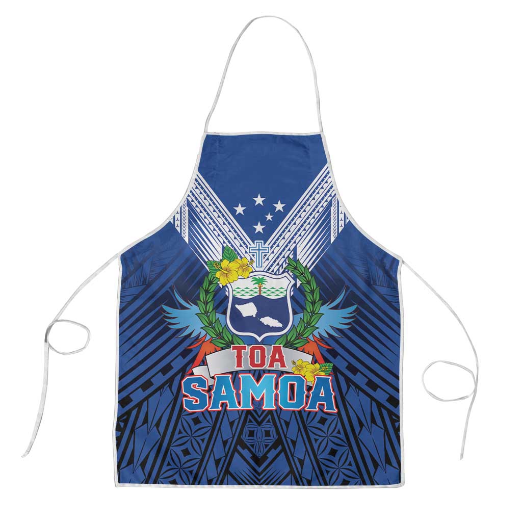 Rugby Toa Samoa Apron Samoa mo Samoa Strength in Tatau - Polynesian Pride
