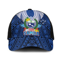 Toa Samoa Rugby Baseball Net Cap Samoa mo Samoa Strength in Tatau - Polynesian Pride