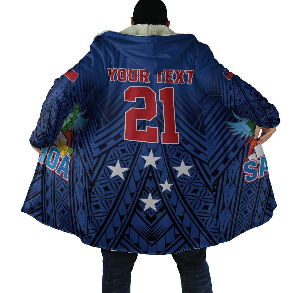 Custom Rugby Toa Samoa Cloak Samoa mo Samoa Strength in Tatau - Polynesian Pride
