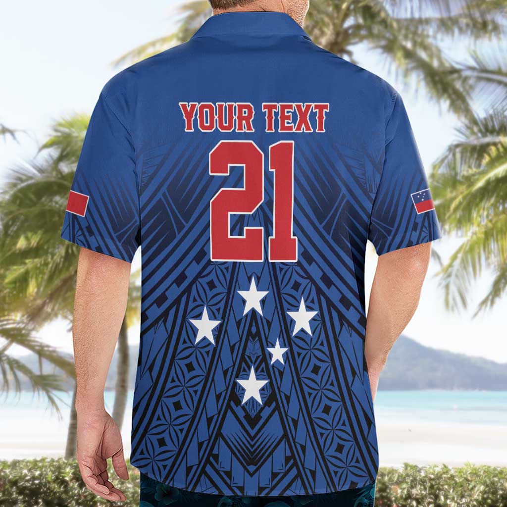 Custom Rugby Toa Samoa Hawaiian Shirt Samoa mo Samoa Strength in Tatau - Polynesian Pride