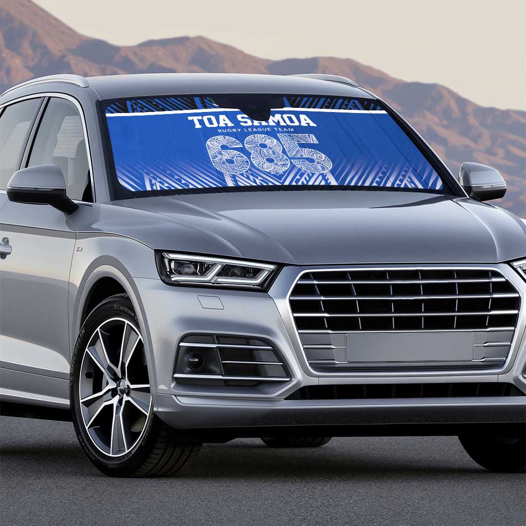 Toa Samoa 685 Auto Sun Shade Uso Aso Uma For Life For Samoa - Polynesian Pride