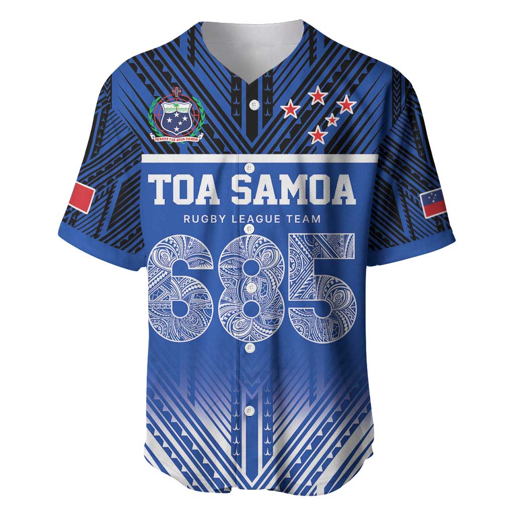 Toa Samoa 685 Baseball Jersey Uso Aso Uma For Life For Samoa - Polynesian Pride